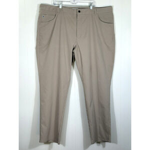 Peter Millar Pants Mens 48R 48x33 Tan EB66 Performance Five-Pocket Golf Stretch